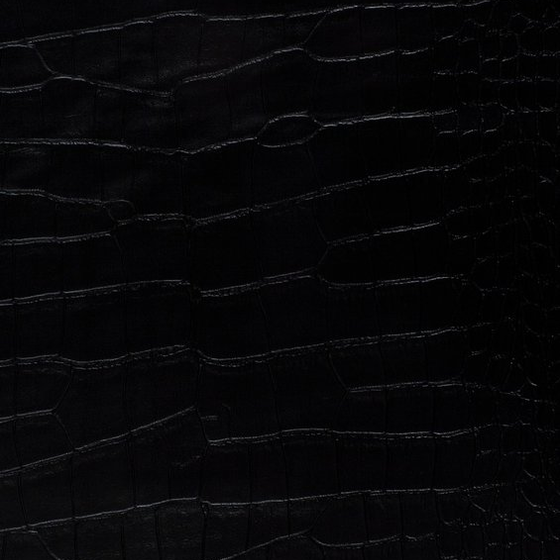 Photo of the fabric Alike Ebony swatch by Zepel. Use for Upholstery. Style of Animals And Birds, Leather And Vinyl