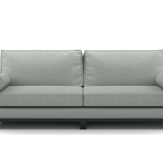 Photo of the fabric Omni Mineral swatch by James Dunlop FibreGuard. Use for Upholstery, Accessory, Top of Bed. Style of Plain, Texture