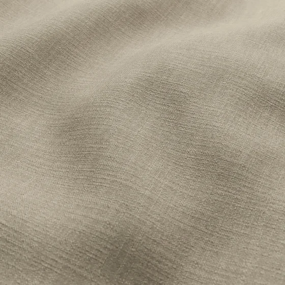 Photo of the fabric Mauritius Putty swatch by Zepel. Use for Curtains, Upholstery, Accessory, Top of Bed. Style of Plain, Texture