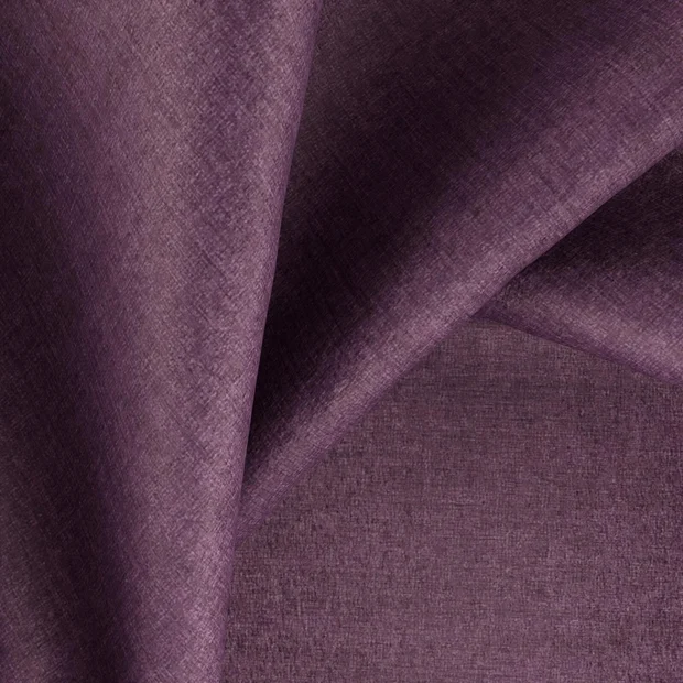 Photo of the fabric Deluxe Plum swatch by Zepel FibreGuard. Use for Upholstery, Accessory, Top of Bed. Style of Plain, Velvet
