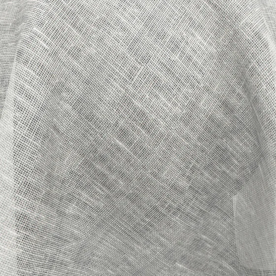 Photo of the fabric Ama Fog swatch by Mokum. Use for Sheer Curtains. Style of Plain, Sheer