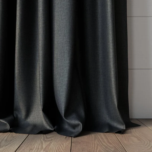 Photo of the fabric Matrix FR Gunmetal swatch by James Dunlop Essentials. Use for Curtains. Style of Dim Out, Plain
