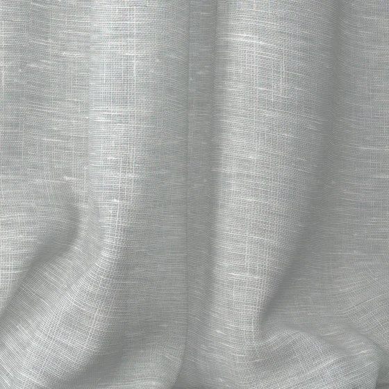 Photo of the fabric Enso Silver swatch by Mokum. Use for Sheer Curtains. Style of Plain, Sheer