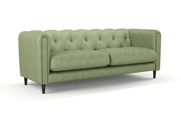 Photo of the fabric Trezor Laurel swatch by James Dunlop FibreGuard. Use for Curtains, Upholstery, Accessory. Style of Chenille, Plain