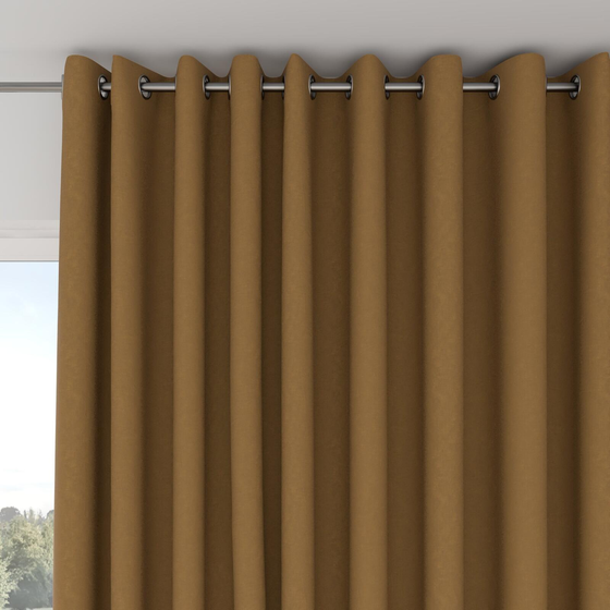 Photo of the fabric Satori Stonewash Oxide swatch by Mokum. Use for Curtains, Upholstery Light Duty, Accessory, Top of Bed. Style of Plain, Texture