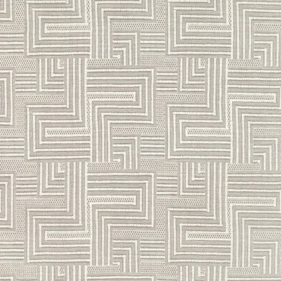 Photo of the fabric Macrame Z523 01 swatch by Zinc. Use for Curtains, Upholstery Light Duty, Accessory. Style of Embroidery