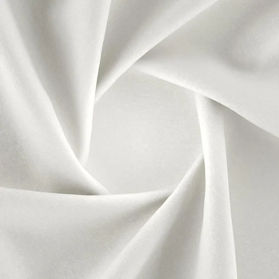 Photo of the fabric Recharge Snow swatch by Zepel FibreGuard. Use for Curtains, Upholstery, Accessory, Top of Bed. Style of Chenille, Plain