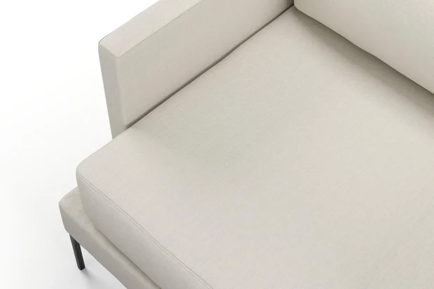 Photo of the fabric Eternal Oyster swatch by Mokum. Use for Curtains, Upholstery, Accessory. Style of Plain, Texture