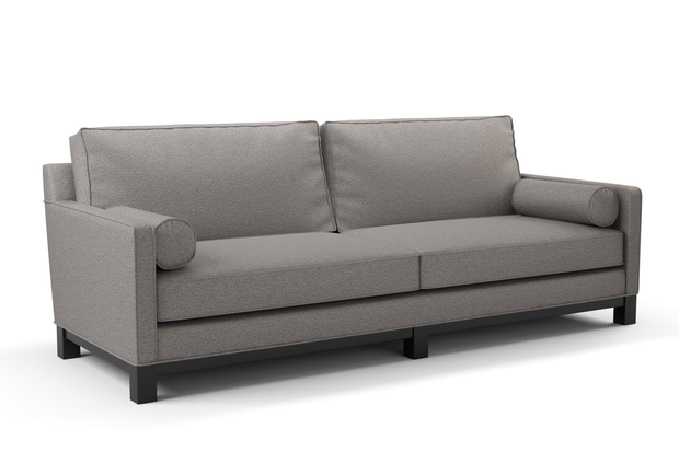 Photo of the fabric Omni Cloud swatch by James Dunlop FibreGuard. Use for Upholstery, Accessory, Top of Bed. Style of Plain, Texture
