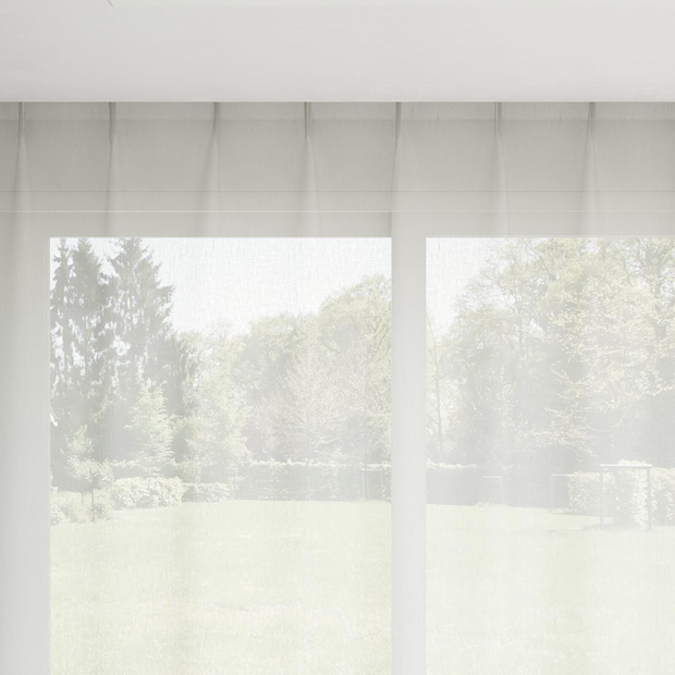 Photo of the fabric Gesso Lino Mist swatch by Mokum. Use for Curtains. Style of Plain, Texture