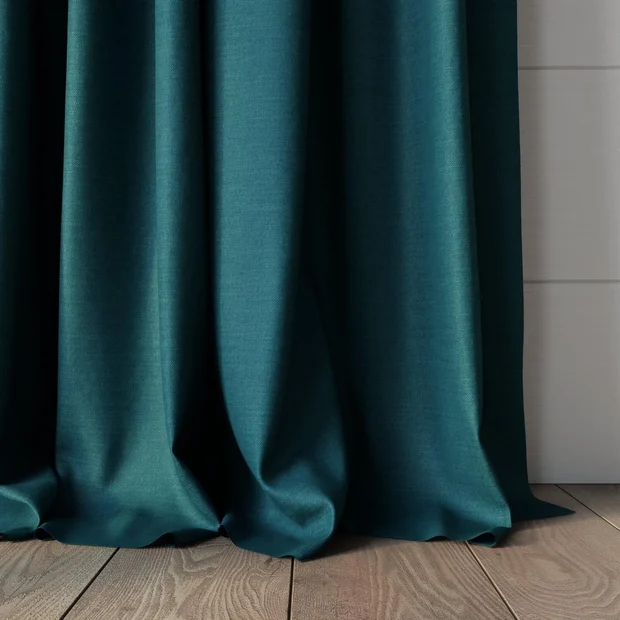 Photo of the fabric Urban Peacock swatch by James Dunlop. Use for Curtains, Upholstery, Accessory. Style of Plain, Texture