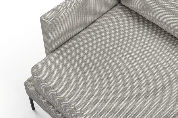 Photo of the fabric Souk Silt swatch by Mokum. Use for Upholstery, Accessory. Style of Plain, Texture