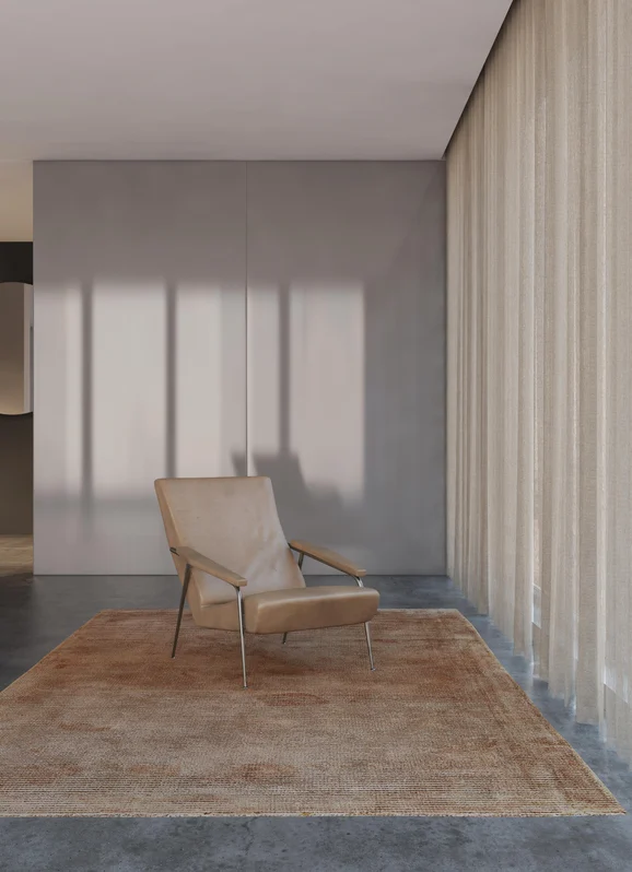 Photo of the fabric Excellence Linen in situ by Zepel. Use for Sheer Curtains. Style of Plain, Sheer