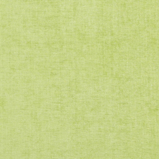 Photo of the fabric Super Lime swatch by Zepel. Use for Curtains, Upholstery, Accessory, Top of Bed. Style of Chenille, Plain