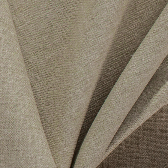 Photo of the fabric Navarra Flax swatch by Zepel. Use for Curtains, Upholstery, Accessory, Top of Bed. Style of Plain, Taffeta