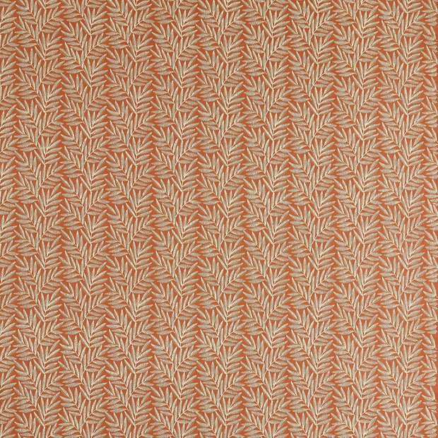 Photo of the fabric Virgata Ccf0881 1 swatch by Clarke & Clarke. Use for Curtains, Upholstery, Accessory, Top of Bed. Style of Embroidery, Floral And Botannical