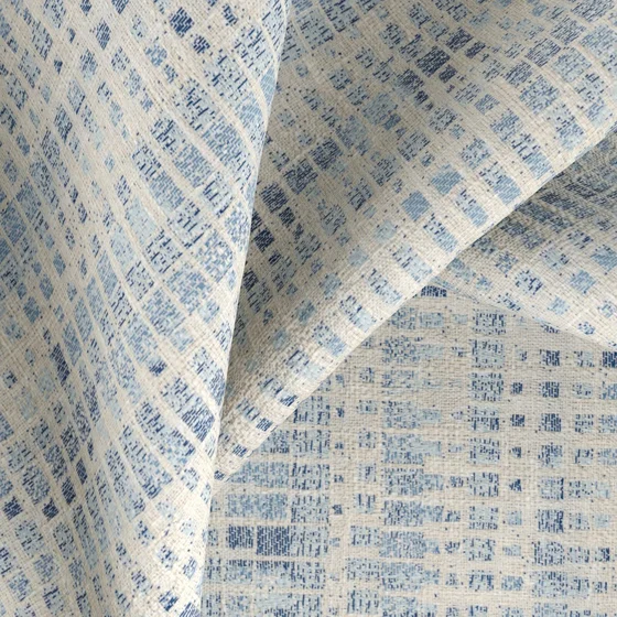 Photo of the fabric Tilde Ink swatch by Zepel. Use for Upholstery, Accessory. Style of Geometric, Texture