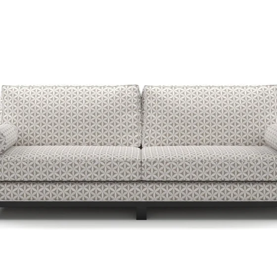 Photo of the fabric Tapa Pumice swatch by James Dunlop. Use for Upholstery, Accessory. Style of Geometric