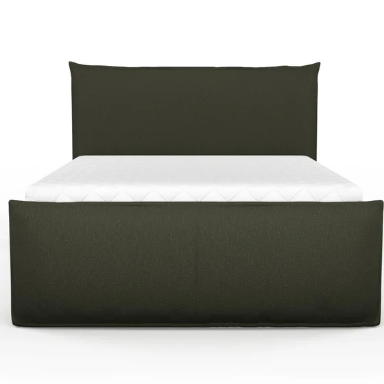 Photo of the fabric Pahi Moss swatch by Mokum. Use for Upholstery, Accessory. Style of Plain, Taffeta