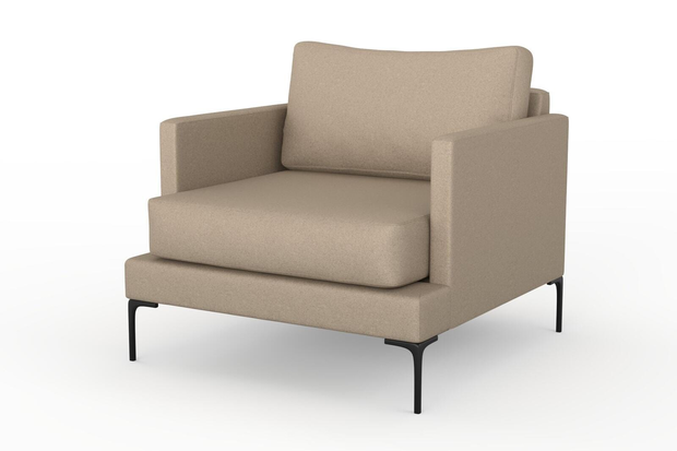 Photo of the fabric Epitome Linen swatch by Mokum. Use for Upholstery, Accessory. Style of Plain, Taffeta