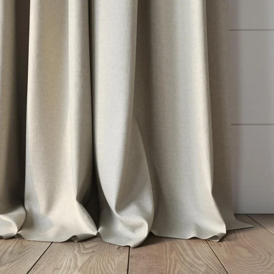 Photo of the fabric Heron Sand swatch by James Dunlop. Use for Curtains, Upholstery, Accessory. Style of Plain, Texture