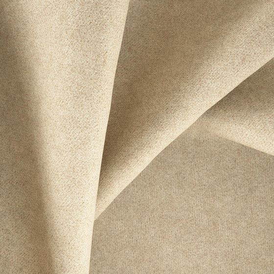 Photo of the fabric Treasure Stucco swatch by Zepel. Use for Curtains, Upholstery, Accessory, Top of Bed. Style of Plain, Velvet