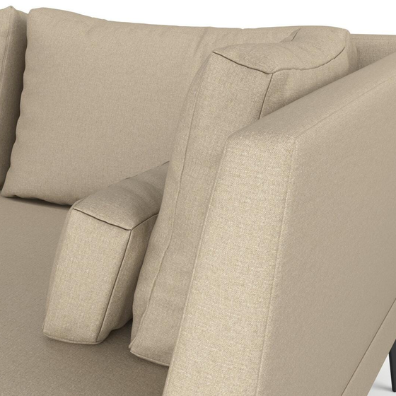 Photo of the fabric Eternal Linen swatch by Mokum. Use for Curtains, Upholstery, Accessory. Style of Plain, Texture
