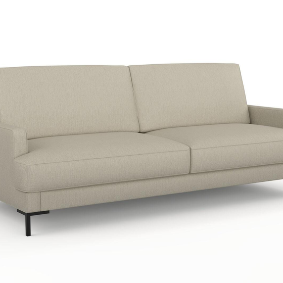 Photo of the fabric Pandanus Sand swatch by Mokum. Use for Upholstery. Style of Plain, Taffeta