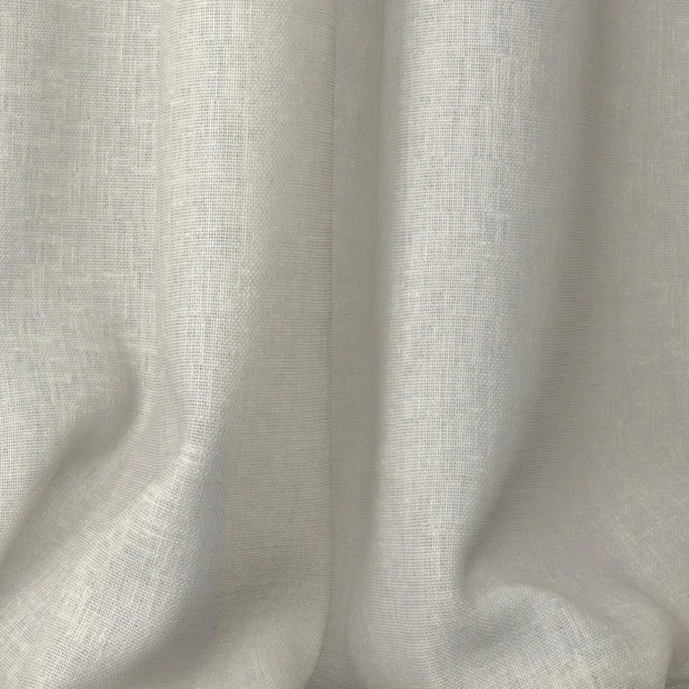 Photo of the fabric Reverie Parchment swatch by James Dunlop. Use for Sheer Curtains. Style of Plain, Sheer