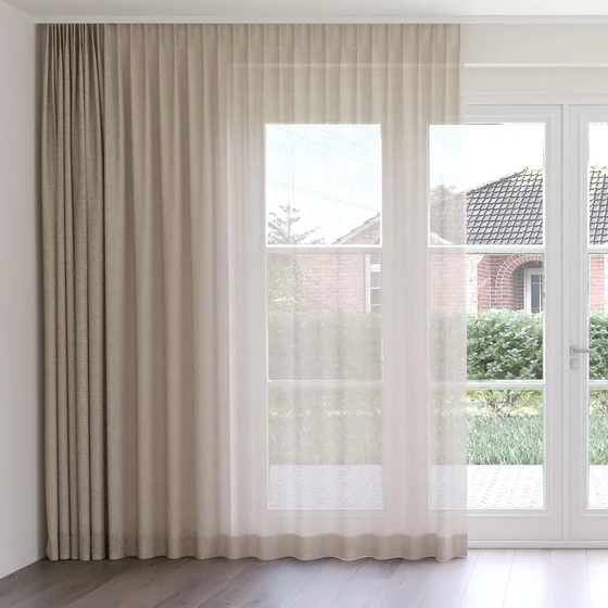 Photo of the fabric Miesian Hemp swatch by James Dunlop. Use for Curtains. Style of Plain, Texture