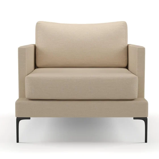 Photo of the fabric Sahel Nude swatch by Mokum. Use for Upholstery, Accessory. Style of Plain, Texture