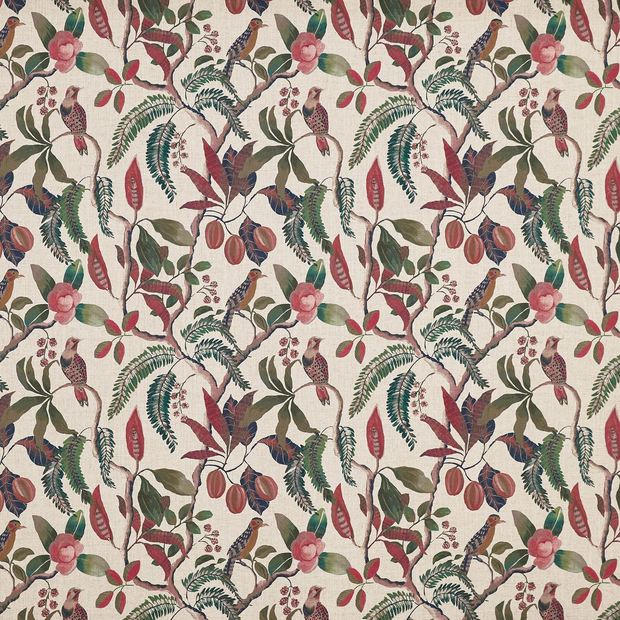 Photo of the fabric Banyu 8827 178 swatch by Prestigious. Use for Curtains, Upholstery, Accessory. Style of Floral And Botannical, Print