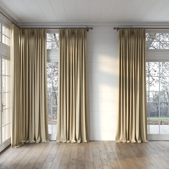 Photo of the fabric Bora Bora Sand swatch by Mokum FibreGuard. Use for Curtains, Upholstery, Accessory. Style of Plain, Texture