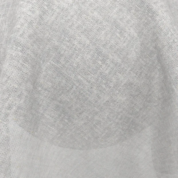 Photo of the fabric Draper Smoke swatch by Zepel. Use for Sheer Curtains. Style of Plain, Sheer