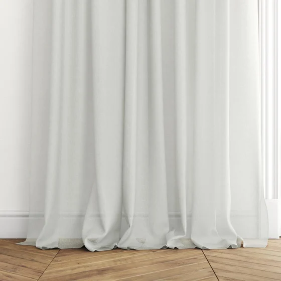 Photo of the fabric Foreshore Mist swatch by James Dunlop. Use for Sheer Curtains. Style of Plain, Sheer