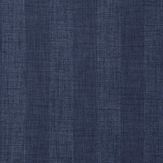 Photo of the fabric Tasman 3 Pass Blackout Denim swatch by James Dunlop Essentials. Use for Curtains, Accessory. Style of Stripe