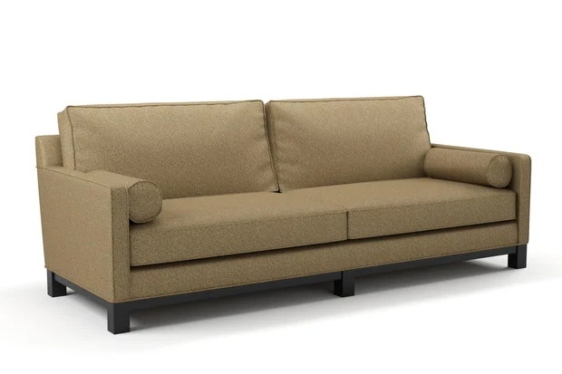 Photo of the fabric Staunch Chutney swatch by James Dunlop FibreGuard. Use for Upholstery, Accessory, Top of Bed. Style of Plain, Texture