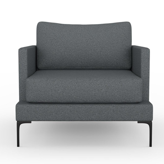 Photo of the fabric Grain Pewter swatch by Mokum. Use for Upholstery, Accessory, Top of Bed. Style of Plain, Texture