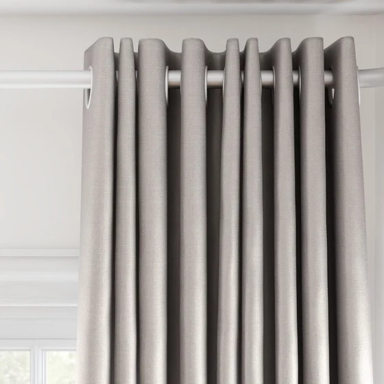 Photo of the fabric Stallion 2 Blackout Vapour swatch by James Dunlop Essentials. Use for Curtains. Style of Plain, Texture