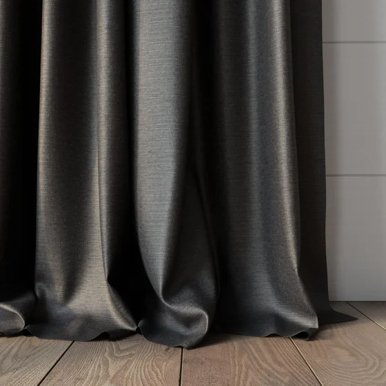 Photo of the fabric Provence Pewter swatch by James Dunlop Essentials. Use for Curtains, Upholstery, Accessory, Top of Bed. Style of Plain, Texture