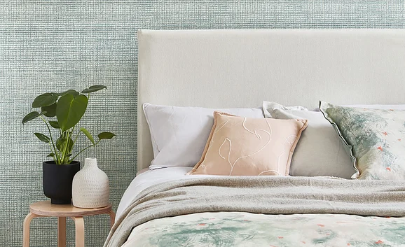 Photo of the fabric Nikko Wallpaper W605 07 in situ by Villa Nova. Use for Wall Covering. Style of Plain, Texture