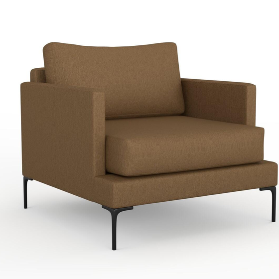 Photo of the fabric Pandanus Chestnut swatch by Mokum. Use for Upholstery. Style of Plain, Taffeta