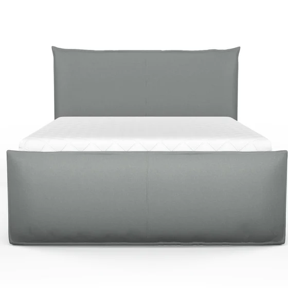 Photo of the fabric Infinite Celadon swatch by Mokum. Use for Curtains, Upholstery, Accessory, Top of Bed. Style of Plain, Texture