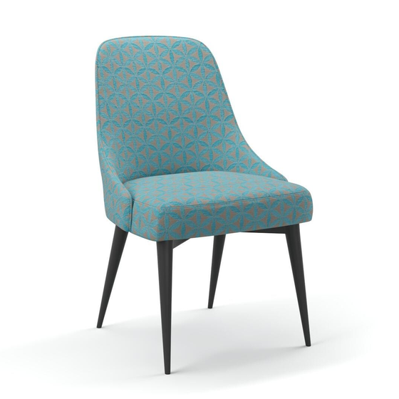 Photo of the fabric Tapa Aqua swatch by James Dunlop. Use for Upholstery, Accessory. Style of Geometric
