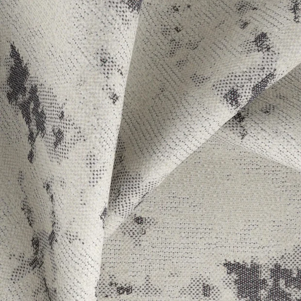 Photo of the fabric Lipova Snow swatch by FR-One. Use for Curtains, Upholstery, Accessory, Top of Bed. Style of Abstract, Chenille