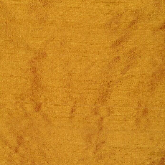 Photo of the fabric Indulgence Cadmium-059 swatch by Zepel. Use for Curtains, Accessory. Style of Plain, Texture