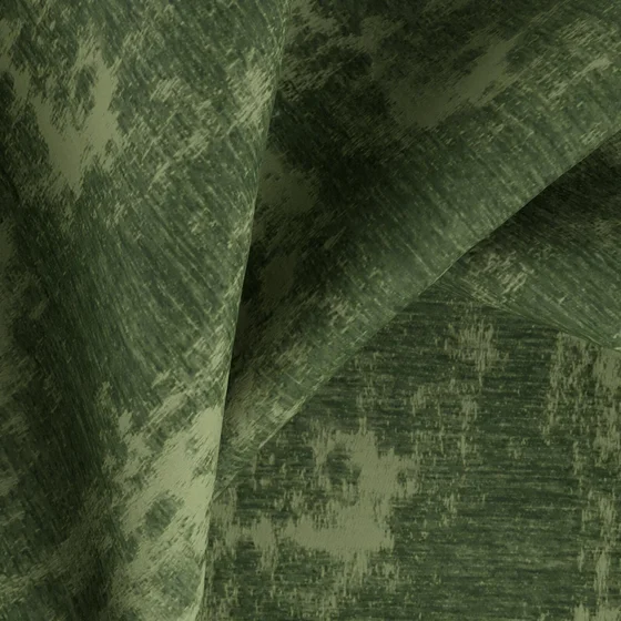 Photo of the fabric Innovation Sage swatch by Zepel FibreGuard. Use for Curtains, Upholstery, Accessory, Top of Bed. Style of Abstract, Chenille