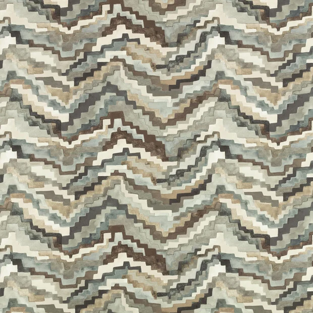 Photo of the fabric Falconetto Outdoor Z792 01 swatch by Zinc. Use for Curtains, Upholstery. Style of Geometric, Print