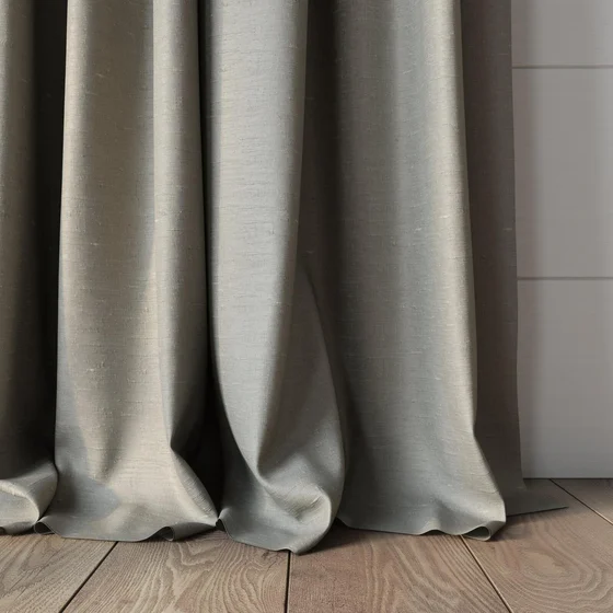 Photo of the fabric Silk Road Electric swatch by James Dunlop Essentials. Use for Curtains, Accessory. Style of Plain, Texture