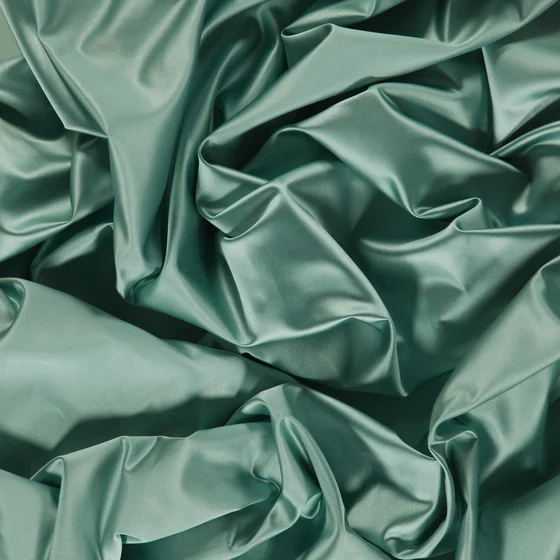 Photo of the fabric Sateen 137 Granite swatch by Zepel. Use for Curtains, Upholstery, Accessory, Top of Bed. Style of Plain, Taffeta